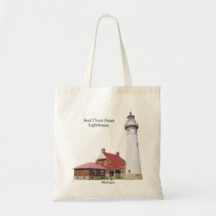 Seul Choix Point Lighthouse cut out tote bag
