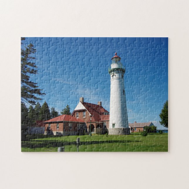 Seul Choix Point Lighthouse jigsaw puzzle (Horizontal)