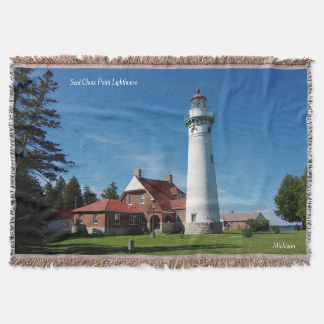 Seul Choix Point Lighthouse throw blanket (Front)