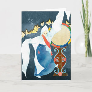 Seung Mu, Korean Monk Dance Holiday Card