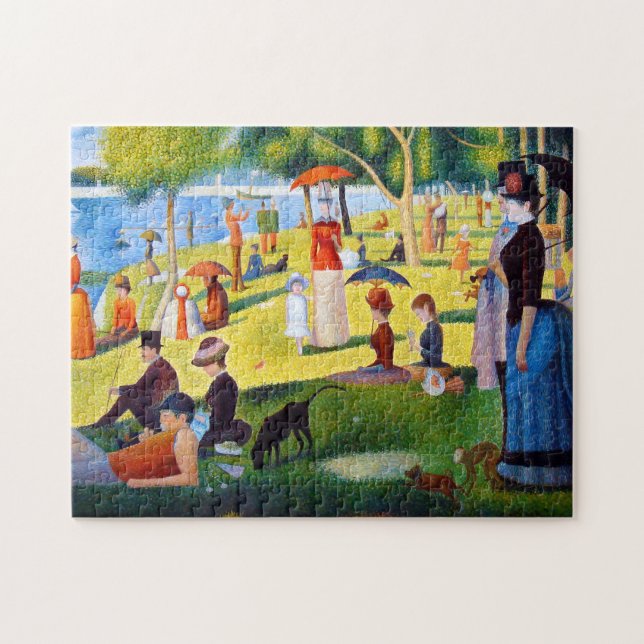 Seurat: A Sunday at La Grande Jatte Jigsaw Puzzle (Horizontal)