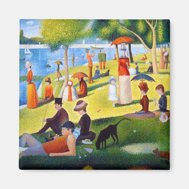 Seurat: A Sunday at La Grande Jatte Magnet (Front)