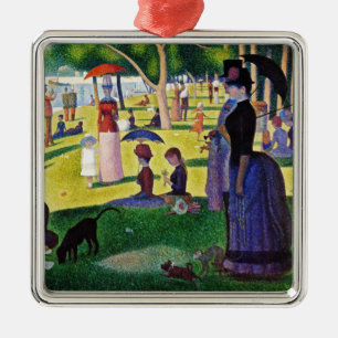 Seurat - A Sunday on La Grande Jatte Metal Tree Decoration