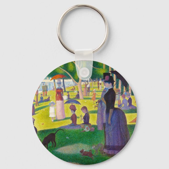 Seurat La Grande Jatte Key Chain (Front)