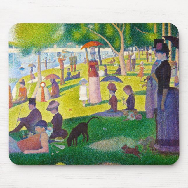 Seurat La Grande Jatte Mouse Pad (Front)