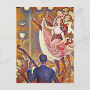 Seurat Le Chahut Postcard