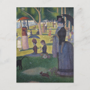 Seurat Sunday Afternoon La Grande Jatte Fine Art Postcard