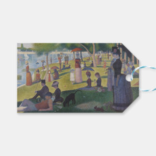 Seurat Sunday La Grande Jatte Fine Art Gift Tags
