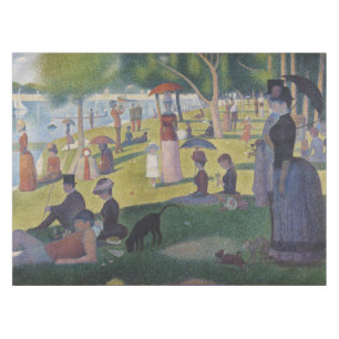 Seurat Sunday La Grande Jatte Fine Art Tablecloth
