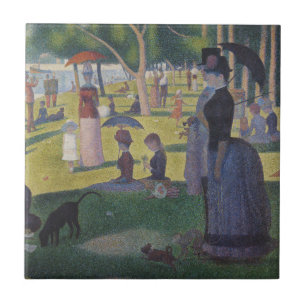 Seurat Sunday La Grande Jatte Fine Art Tile