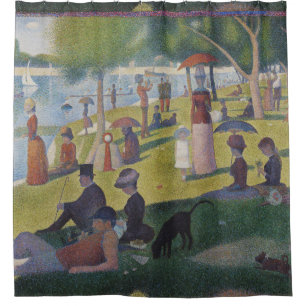 Seurat Sunday on La Grande Jatte Classic Painting Shower Curtain