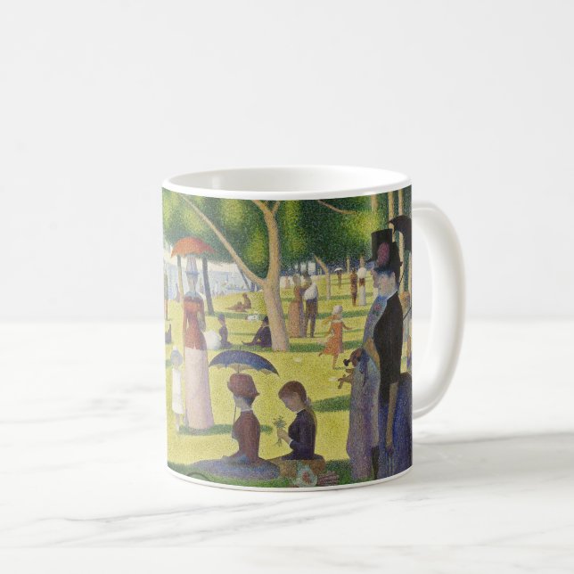 Seurat's A Sunday on La Grande Jatte Coffee Mug (Front Right)