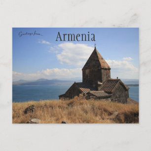 Sevanavank Monastery in Armenia Postcard