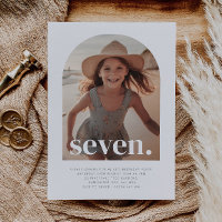 Seven Arched Photo Birthday