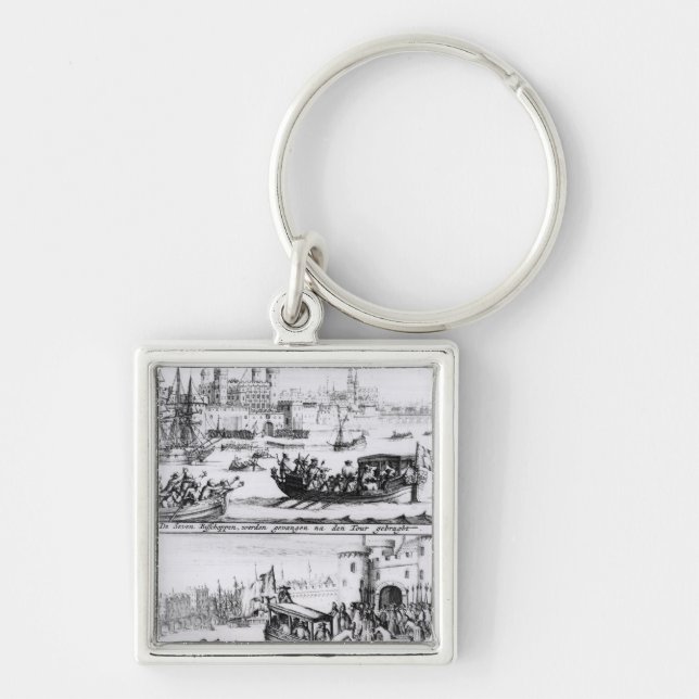 Seven Bishops Go to the Tower, 1688 Key Ring (Front)