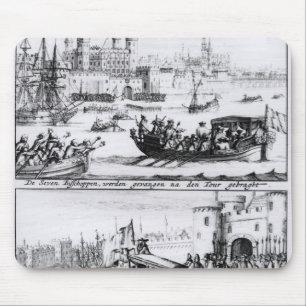 Seven Bishops Go to the Tower, 1688 Mouse Mat