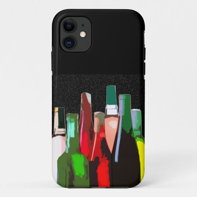 Seven Bottles of Wine Case-Mate iPhone Case (Back)