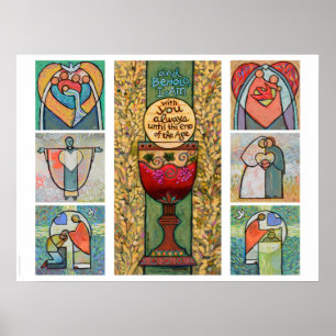 Seven Catholic Sacraments Poster