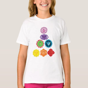 Seven Chakra  Ruffle T-Shirt