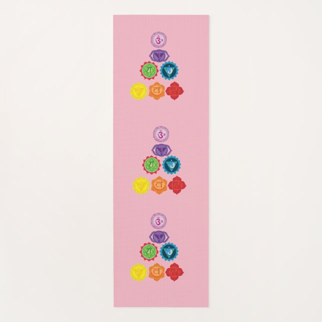 Seven Chakra Yoga mat (Front)
