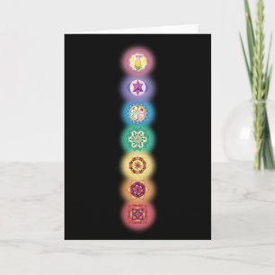 Seven Chakras Card