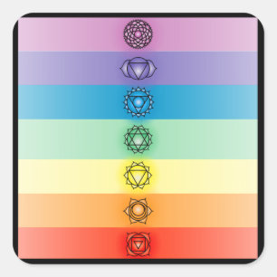 Seven Chakras Stickers