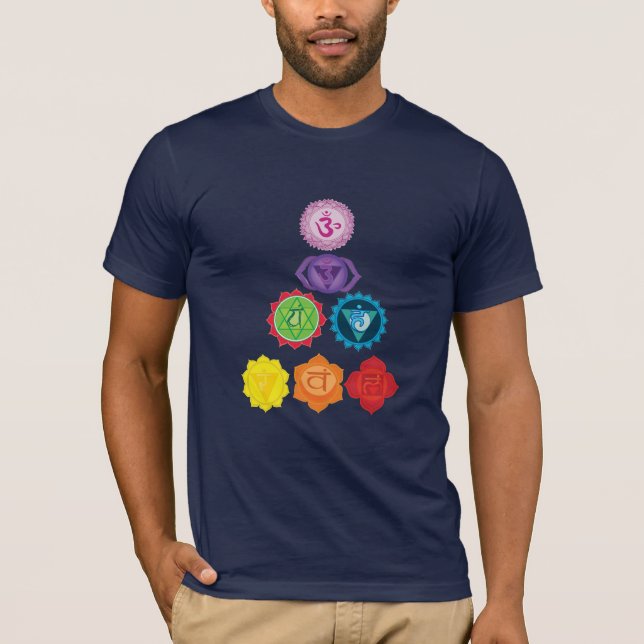Seven Chakras T-Shirt (Front)