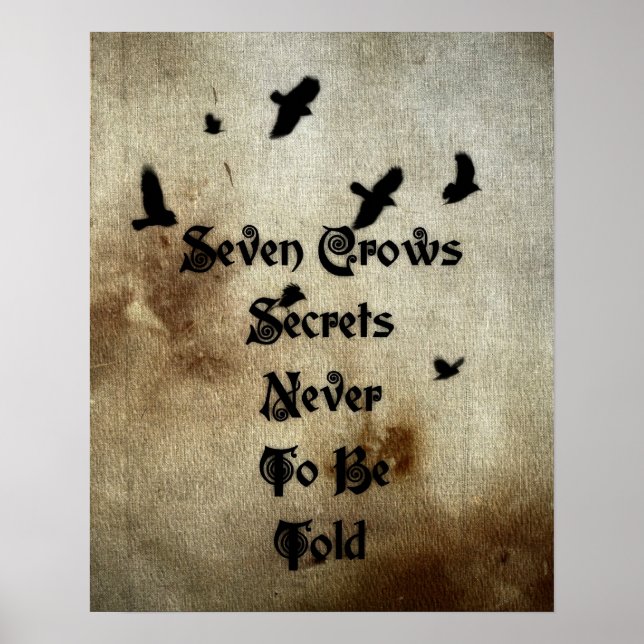 Seven Crows Poster (Front)