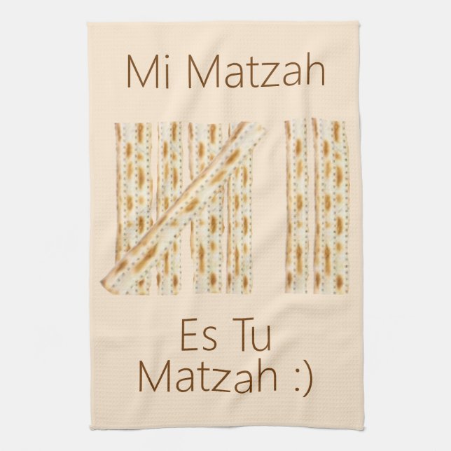 Seven Days of Matzah Tea Towel (Vertical)