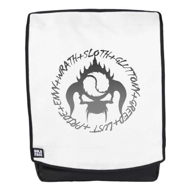 Seven deadly sins Adult Backpack (Front)