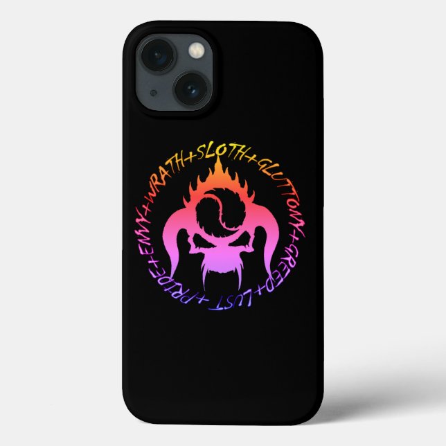 Seven deadly sins Case-Mate Tough iPhone Case (Back)