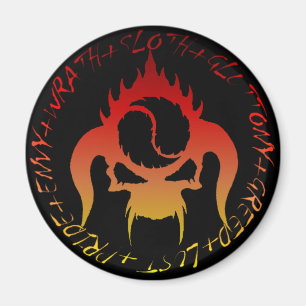Seven deadly sins magnet