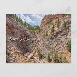 Seven Falls Colorado Thinking Of You Postcard