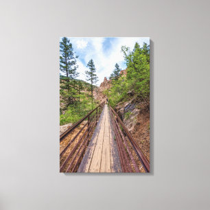 Seven Falls Walkway Bridge Canvas Print