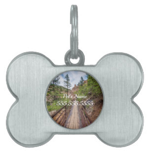 Seven Falls Walkway Bridge Pet ID Tag