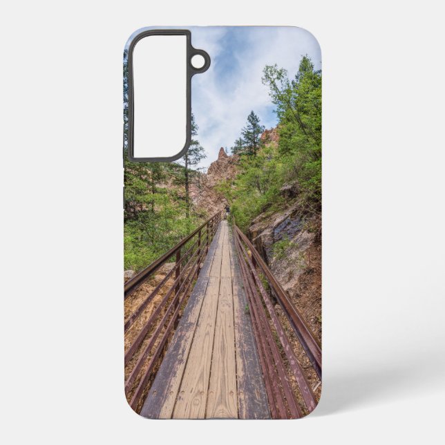 Seven Falls Walkway Bridge Samsung Phone Case (Back)