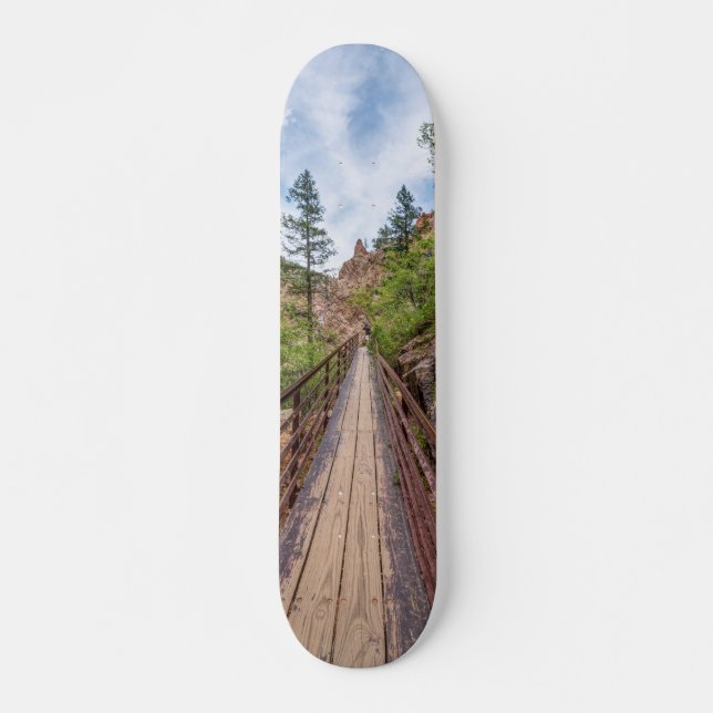 Seven Falls Walkway Bridge Skateboard (Front)