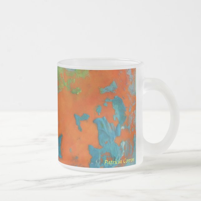 Seven Flavours of Crazy Frosted Glass Coffee Mug (Right)