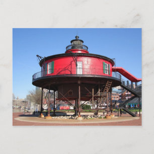 Seven Foot Knoll Lighthouse Postcard