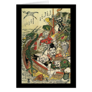 Seven Gods of Good Fortune Hokusai Fine Art