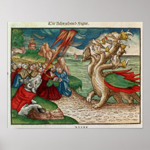 Seven-headed serpent from the Book of Poster