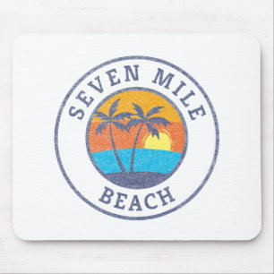 Seven Mile Beach, Grand Cayman Faded Classic Style Mouse Mat