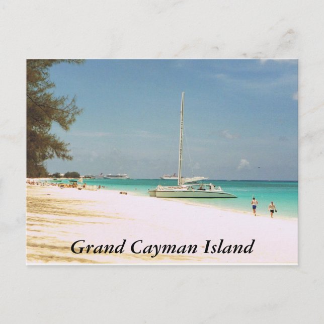 Seven Mile Beach, Grand Cayman Island Postcard (Front)