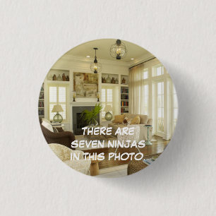 Seven Ninjas... 3 Cm Round Badge