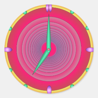 Seven o'clock sticker