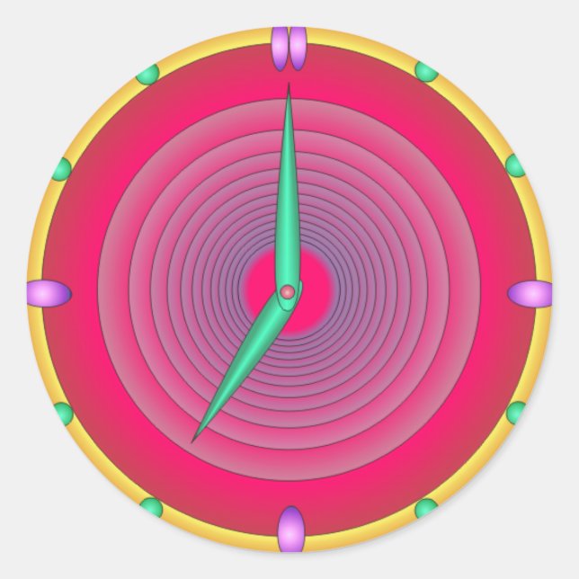 Seven o'clock sticker (Front)