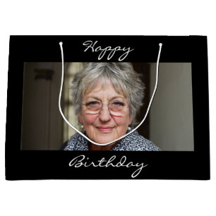 Seven Photo Personalised Gift Bag