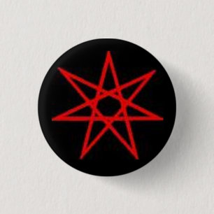 Seven Pointed Star - Otherkin 3 Cm Round Badge