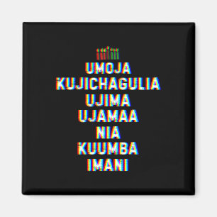 Seven Principles Of Kwanzaa Happy Kwanzaa 10 Magnet