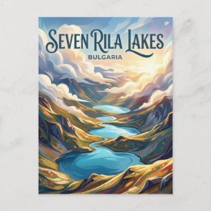 Seven Rila Lakes Bulgaria Postcard